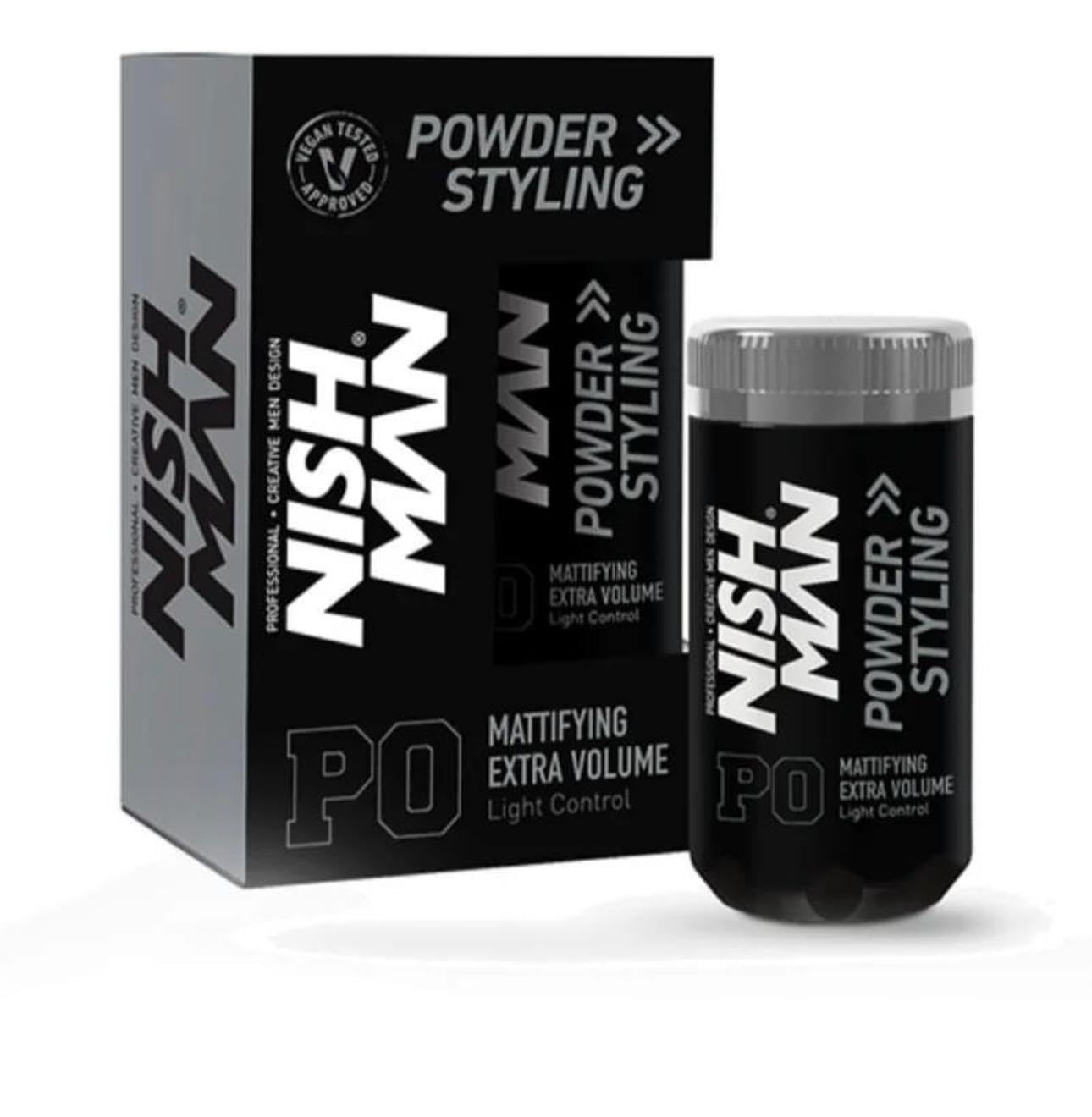 NISHMAN P0 Mattifying Extra Volumen Powder Styling 20g