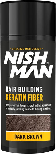 Nishman Hair Building Keratin Fiber Dark Brown 21g