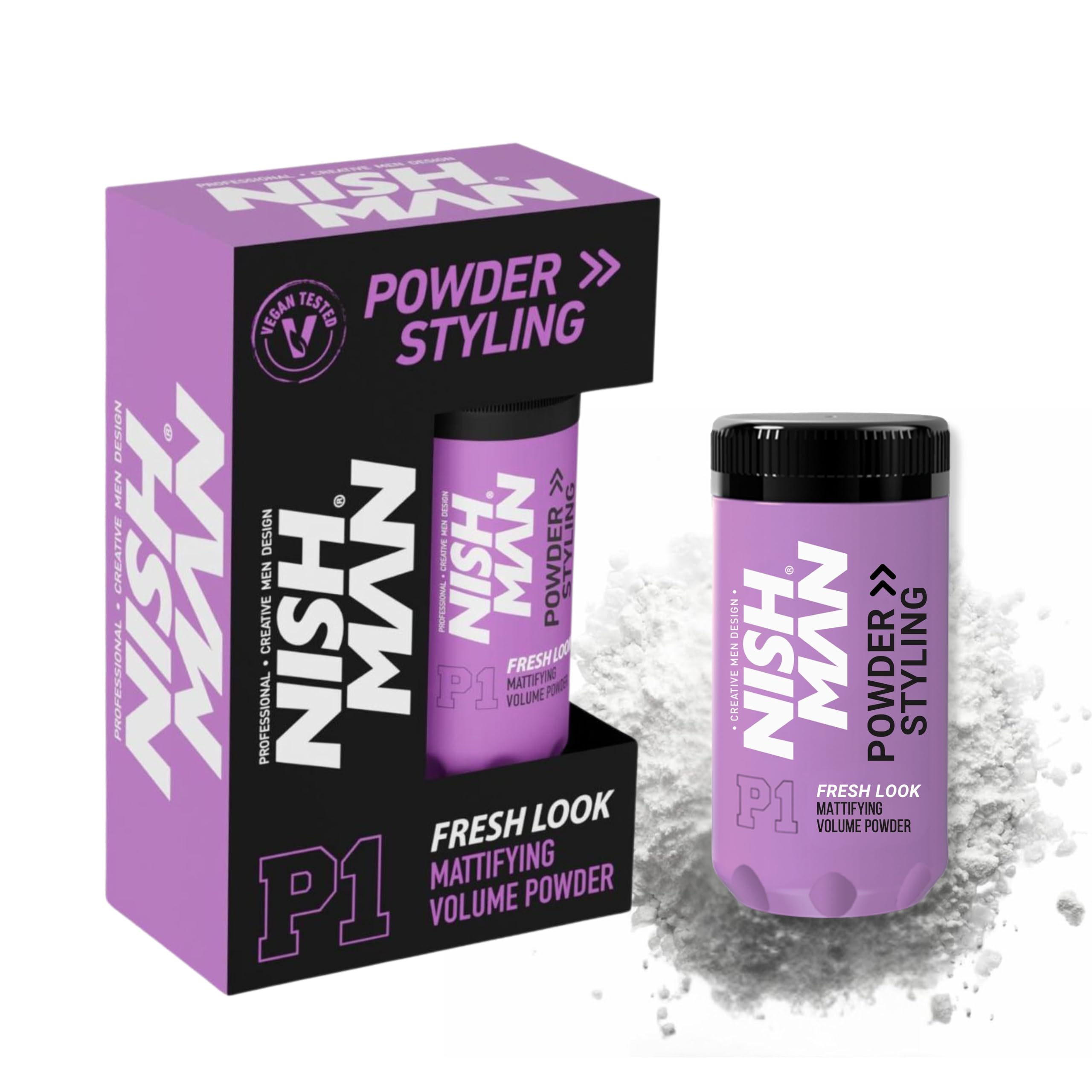 Nishman Fresh Look Powder Styling Mattifying P1