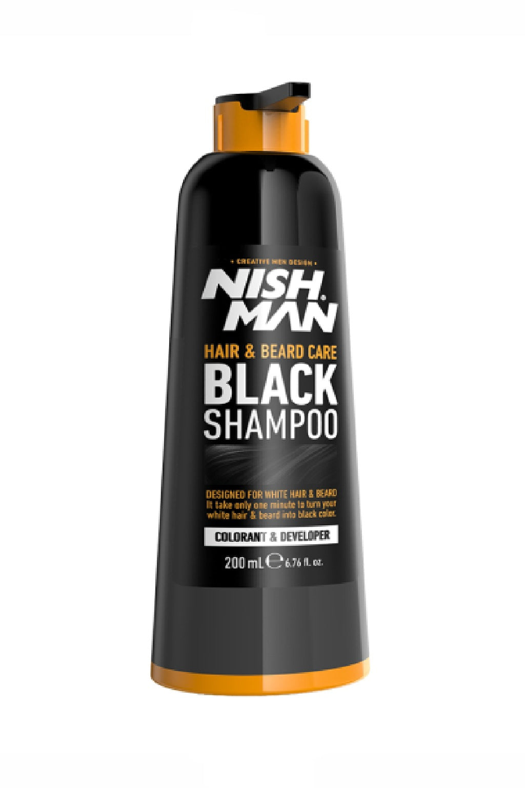 NISHMAN Blackshampoo Hair&Beard Care 200ml
